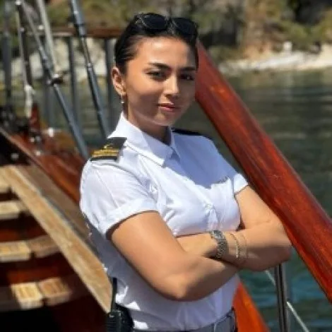 Crew of La Bella Vita|Emine Parlaz — Stewardess