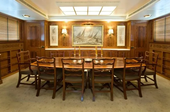Dining salon before refit