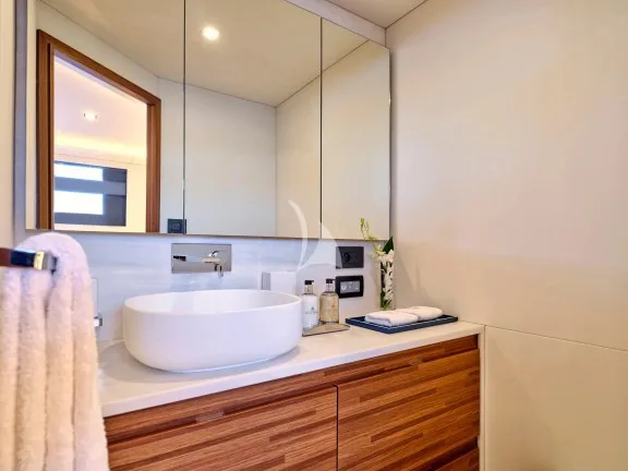 Guest cabin bathroom