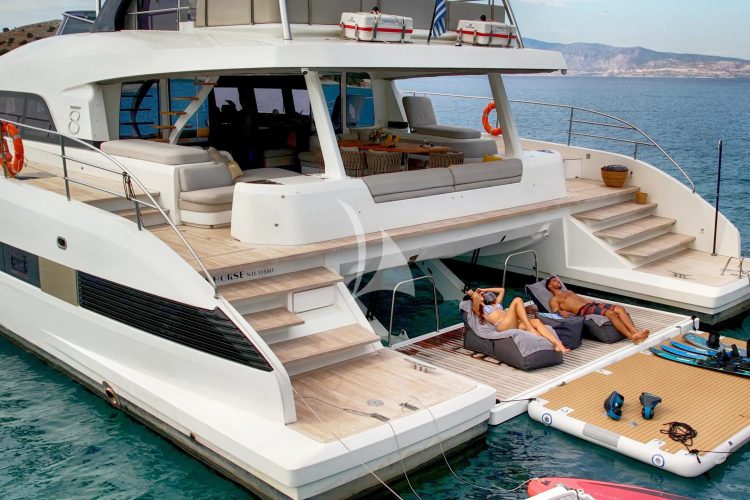 Aft Deck with Water toys