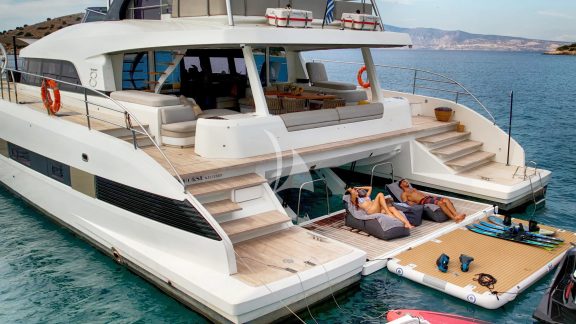 Aft Deck with Water toys