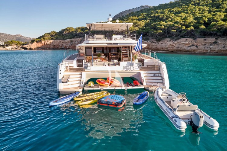 Aft deck and watertoys