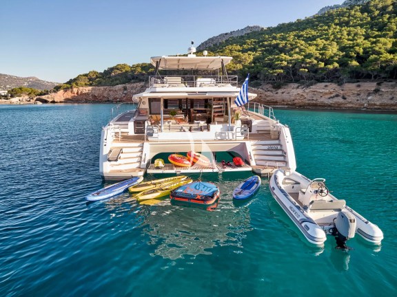 Aft deck and watertoys