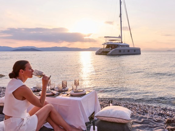 Dinner on the beach