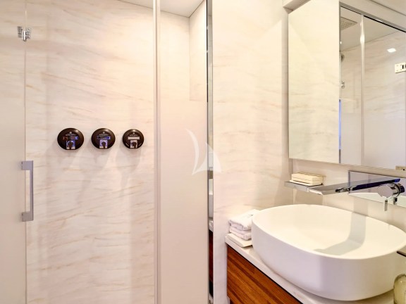Guest cabin bathroom