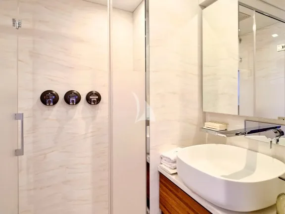 Guest cabin bathroom