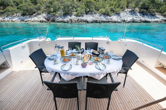 Aft deck area