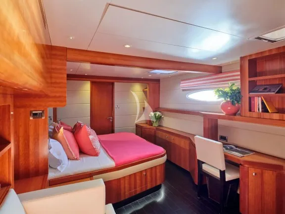 Master cabin with desk area