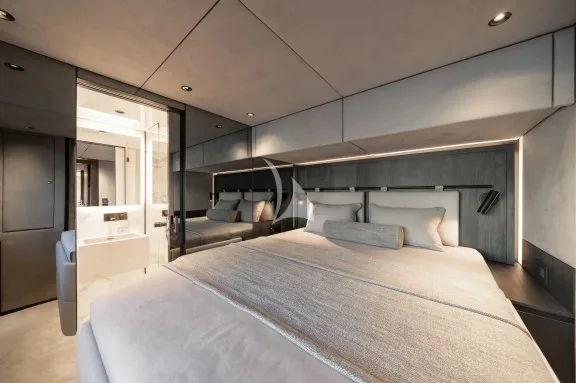 Guest cabin with bathroom