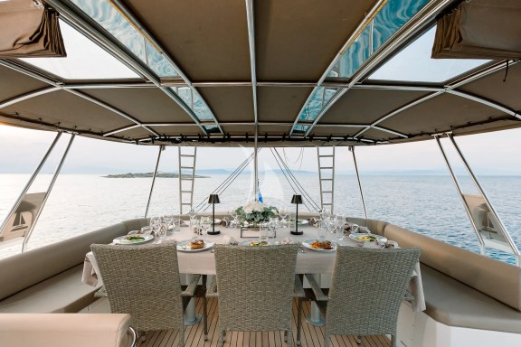 Upper Deck Dining Area Another View