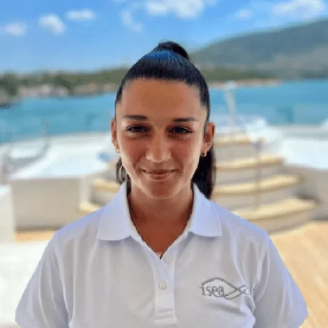 Crew of I SEA|Eleni Lappou — Chief steward/ess