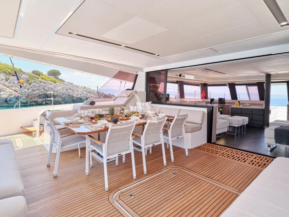 Aft dining table