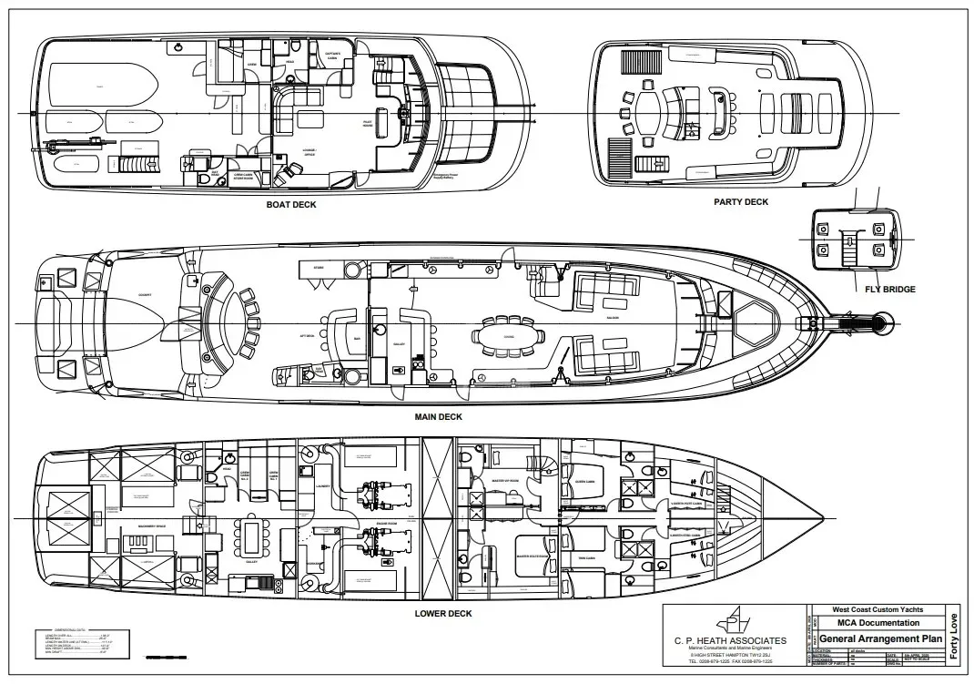 Layout of Forty Love