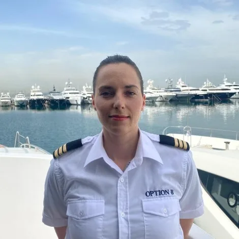 Crew of OPTION B|Alexia Stathopoulou — Chief steward/ess