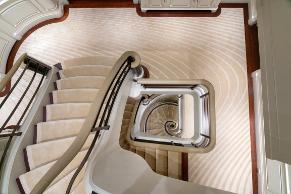Central staircase