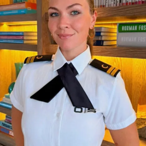 Crew of ORIENT STAR|Courteney James — Stewardess