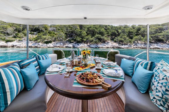 Aft deck area