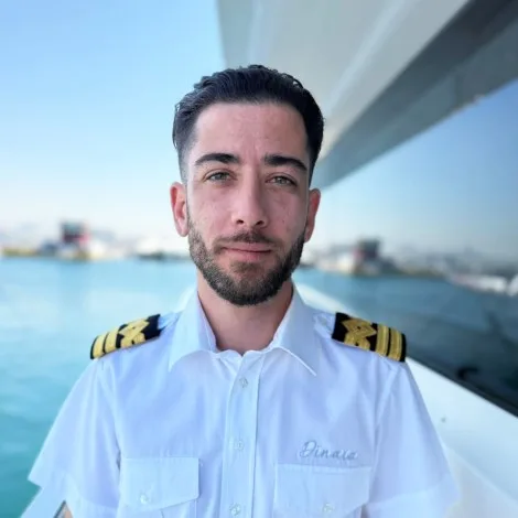 Crew of Dinaia|Dimitris Karavas — Captain