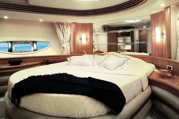 VIP Cabin, with 2 large side windows & hutch