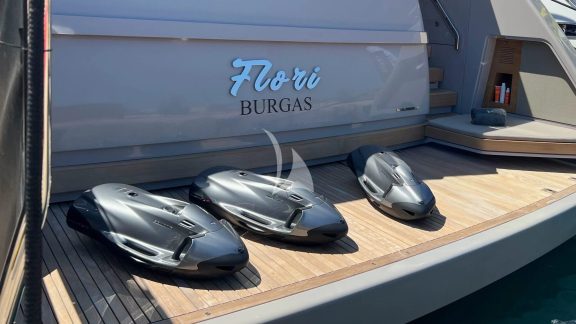 Flori's 3 Seabobs on the Swim Platform