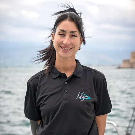 Crew of MOYA|Sia Simeonidou — Stewardess