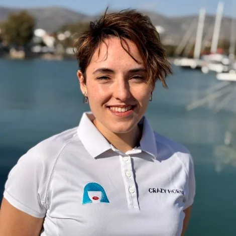 Crew of CRAZY HORSE|Ioulia Athina Valsamidi — Stewardess/Deckhand