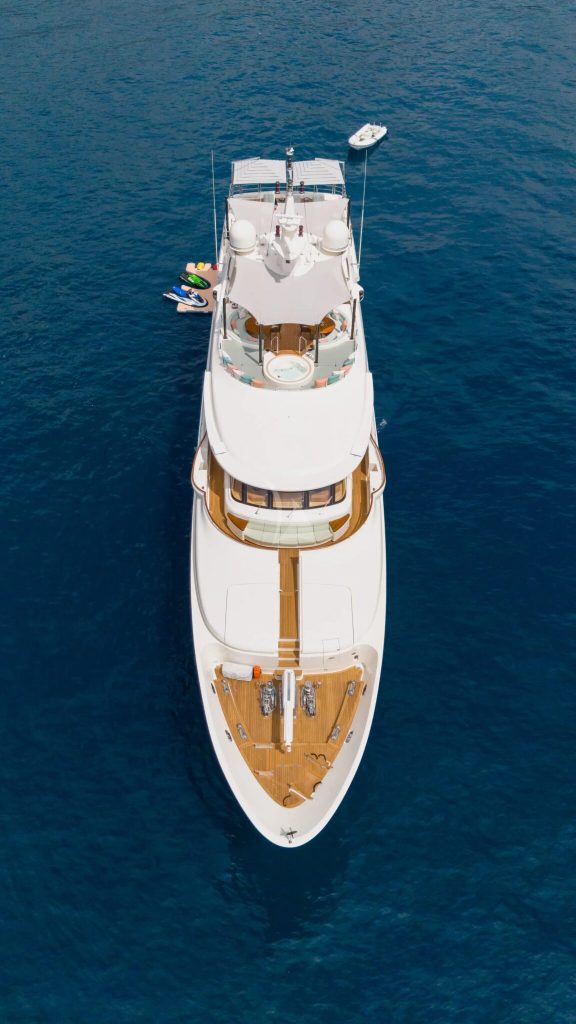 Forward aerial view