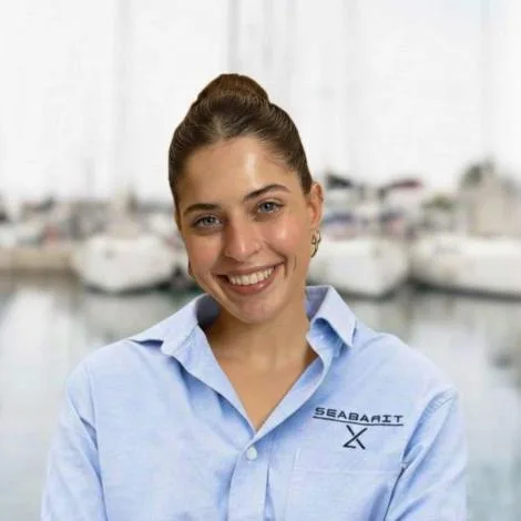 Crew of SEABARIT LX|Olympia Delimpanidou — Stewardess