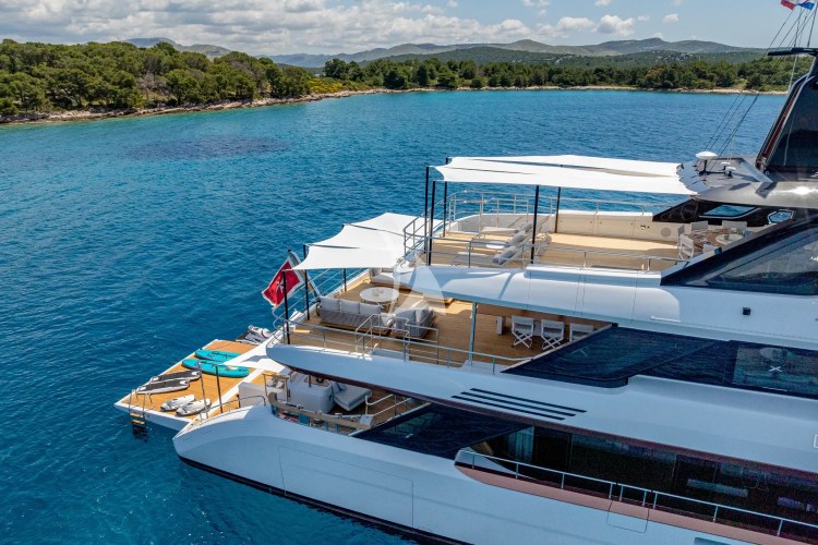 Stern decks view