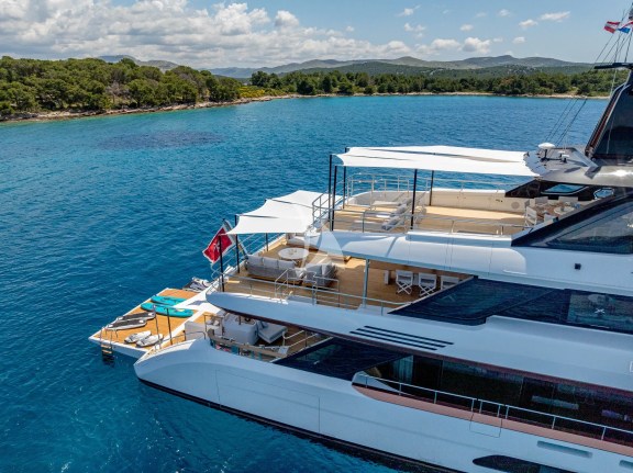 Stern decks view