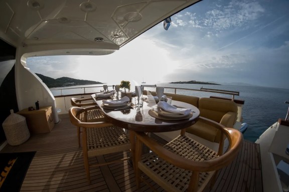 Aft deck area