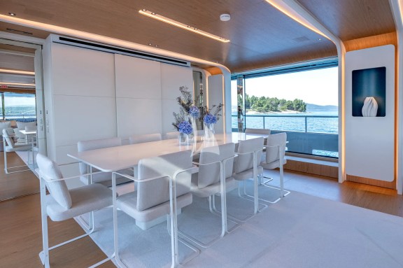 Main deck dining area