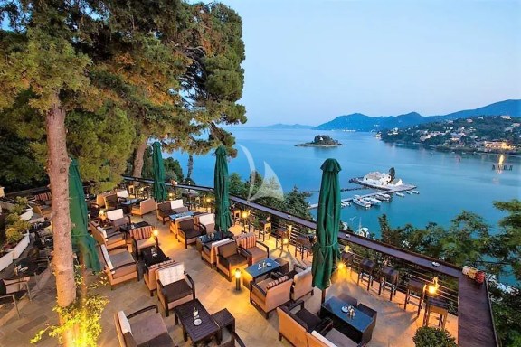 Pontikonissi view, Corfu, Ionio, Greece