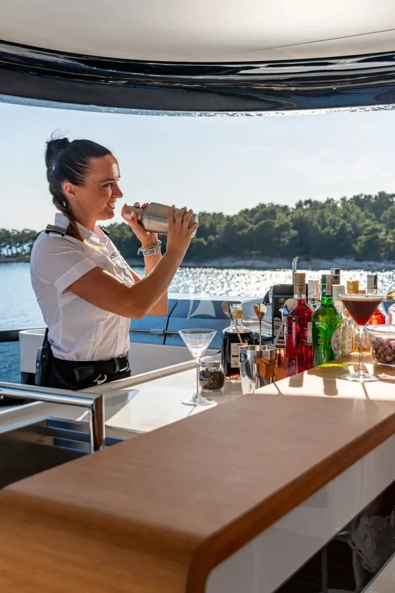 Sun deck bar
