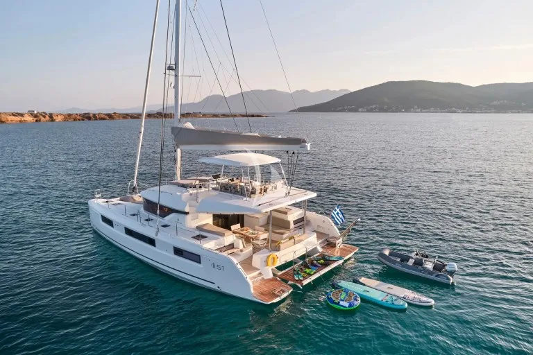 EFKRATI 51ft Lagoon sailing catamaran charter in Greece