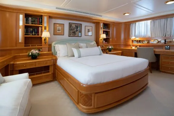 Master cabin on main deck