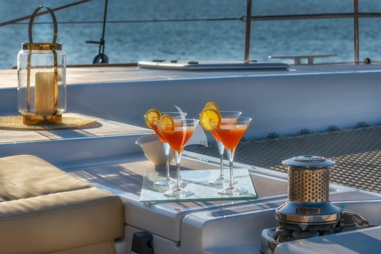 Cocktails on board