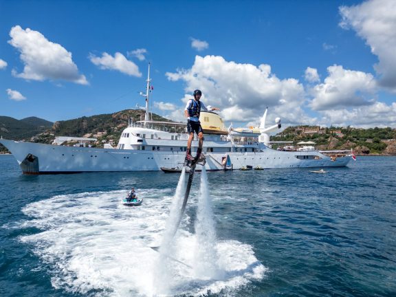 Water sports action