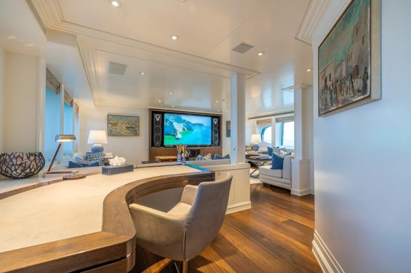 Media/family room forward main deck