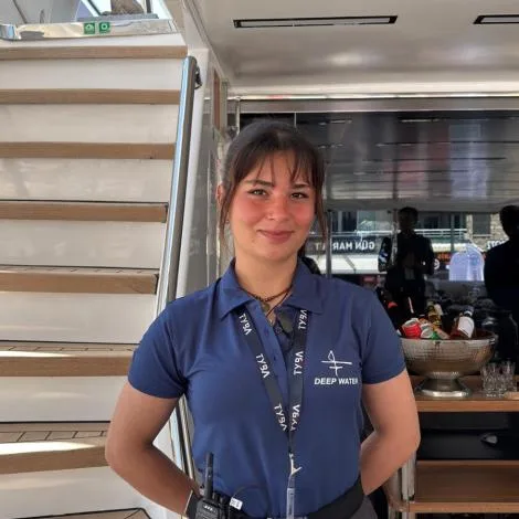 Crew of DEEP WATER|Azra Durmaz — Stewardess