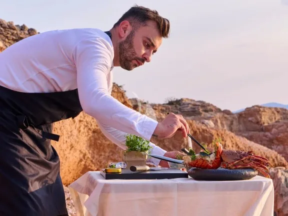 Dinner on the beach