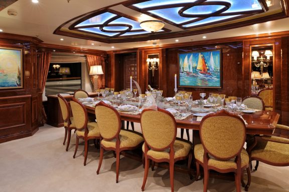 Main deck dining area