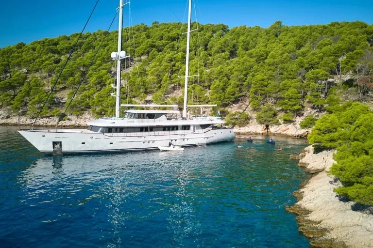OMNIA 151ft Brodosplit sailing yacht charter in Greece