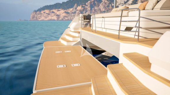 Artist renderings - Aft hydraulic platform