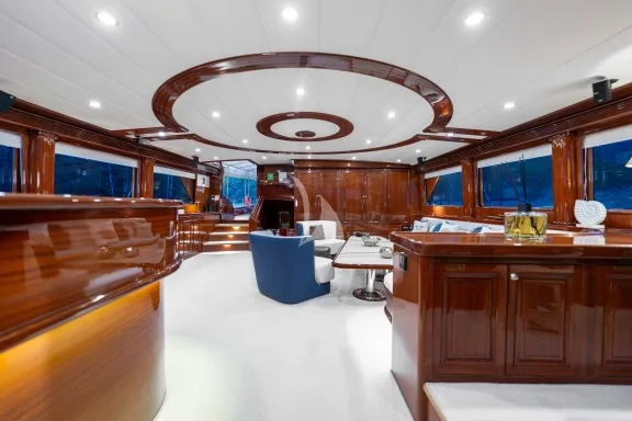 Salon view aft