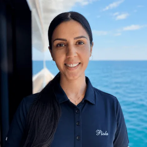 Crew of PIOLA|Yiota Papavasilopoulou — Chief steward/ess