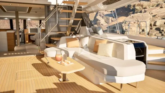 Artist renderings aft deck