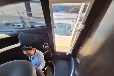 Louis Lamprell's photo from the onboard visit
