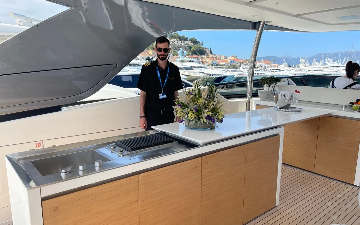 GOLDEN YACHT photographed during a broker visit in Nafplion