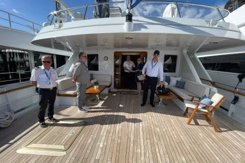 Klara Jakobsen's photo from the onboard visit